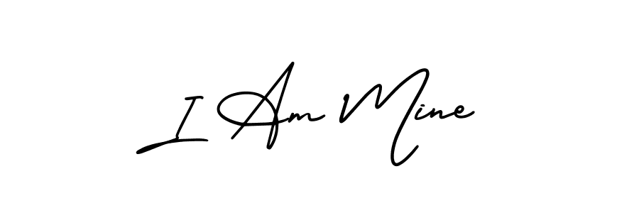 Make a beautiful signature design for name I Am Mine. Use this online signature maker to create a handwritten signature for free. I Am Mine signature style 3 images and pictures png