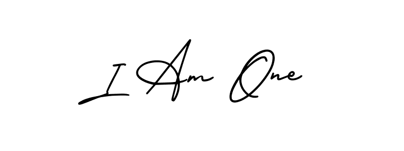 It looks lik you need a new signature style for name I Am One. Design unique handwritten (AmerikaSignatureDemo-Regular) signature with our free signature maker in just a few clicks. I Am One signature style 3 images and pictures png