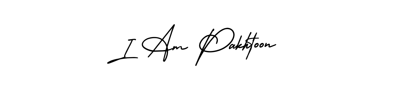 if you are searching for the best signature style for your name I Am Pakhtoon. so please give up your signature search. here we have designed multiple signature styles  using AmerikaSignatureDemo-Regular. I Am Pakhtoon signature style 3 images and pictures png