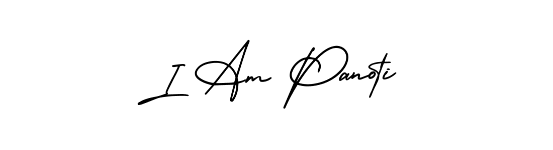 It looks lik you need a new signature style for name I Am Panoti. Design unique handwritten (AmerikaSignatureDemo-Regular) signature with our free signature maker in just a few clicks. I Am Panoti signature style 3 images and pictures png