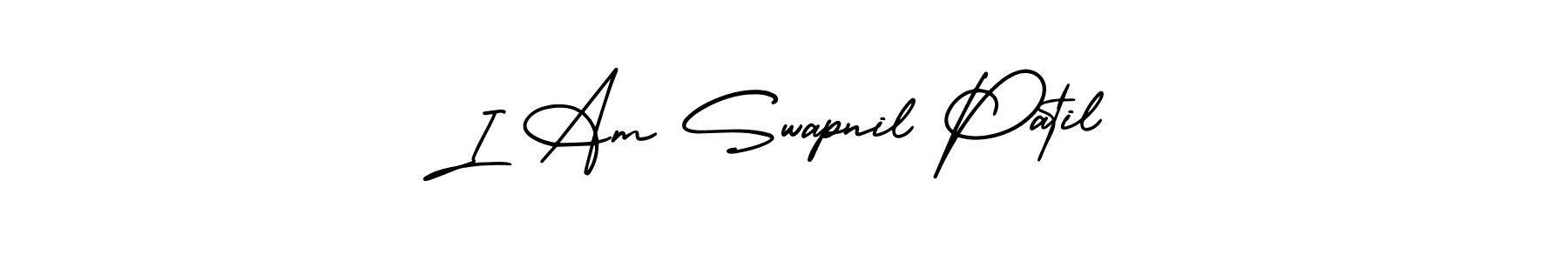 Design your own signature with our free online signature maker. With this signature software, you can create a handwritten (AmerikaSignatureDemo-Regular) signature for name I Am Swapnil Patil. I Am Swapnil Patil signature style 3 images and pictures png