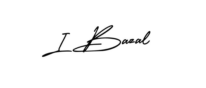 Similarly AmerikaSignatureDemo-Regular is the best handwritten signature design. Signature creator online .You can use it as an online autograph creator for name I Bazal. I Bazal signature style 3 images and pictures png