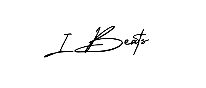 How to make I Beats signature? AmerikaSignatureDemo-Regular is a professional autograph style. Create handwritten signature for I Beats name. I Beats signature style 3 images and pictures png