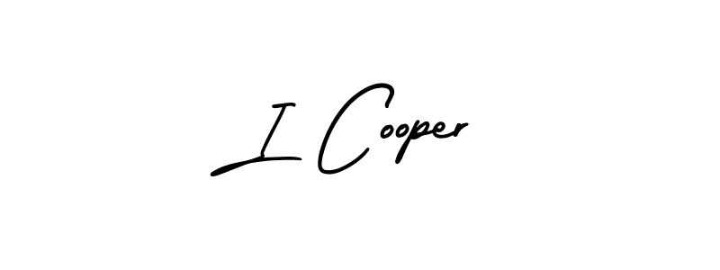 Also we have I Cooper name is the best signature style. Create professional handwritten signature collection using AmerikaSignatureDemo-Regular autograph style. I Cooper signature style 3 images and pictures png