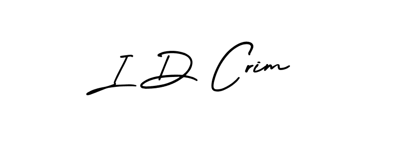 Design your own signature with our free online signature maker. With this signature software, you can create a handwritten (AmerikaSignatureDemo-Regular) signature for name I D Crim. I D Crim signature style 3 images and pictures png