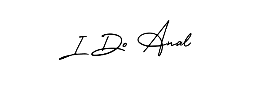 Use a signature maker to create a handwritten signature online. With this signature software, you can design (AmerikaSignatureDemo-Regular) your own signature for name I Do Anal. I Do Anal signature style 3 images and pictures png