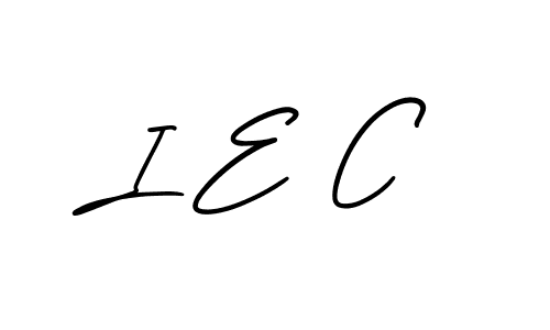 It looks lik you need a new signature style for name I E C. Design unique handwritten (AmerikaSignatureDemo-Regular) signature with our free signature maker in just a few clicks. I E C signature style 3 images and pictures png