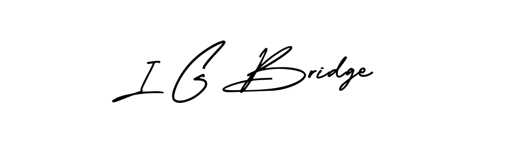 Check out images of Autograph of I G Bridge name. Actor I G Bridge Signature Style. AmerikaSignatureDemo-Regular is a professional sign style online. I G Bridge signature style 3 images and pictures png