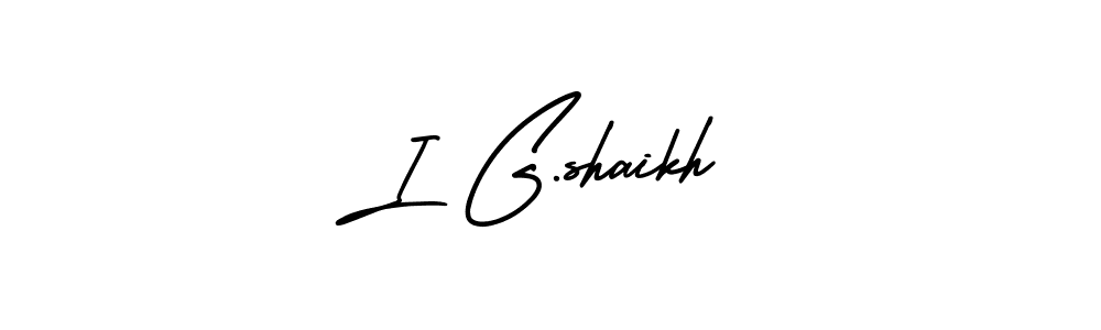 Here are the top 10 professional signature styles for the name I G.shaikh. These are the best autograph styles you can use for your name. I G.shaikh signature style 3 images and pictures png