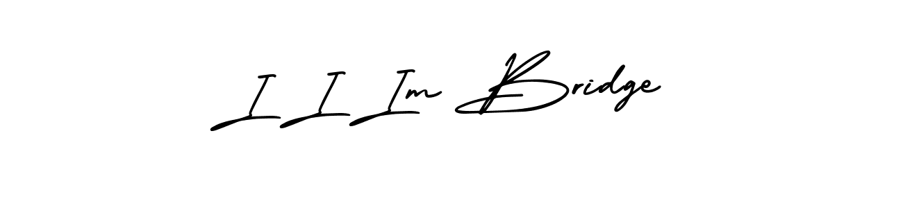 Make a short I I Im Bridge signature style. Manage your documents anywhere anytime using AmerikaSignatureDemo-Regular. Create and add eSignatures, submit forms, share and send files easily. I I Im Bridge signature style 3 images and pictures png