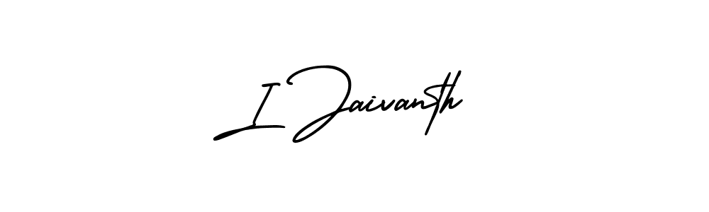 It looks lik you need a new signature style for name I Jaivanth. Design unique handwritten (AmerikaSignatureDemo-Regular) signature with our free signature maker in just a few clicks. I Jaivanth signature style 3 images and pictures png