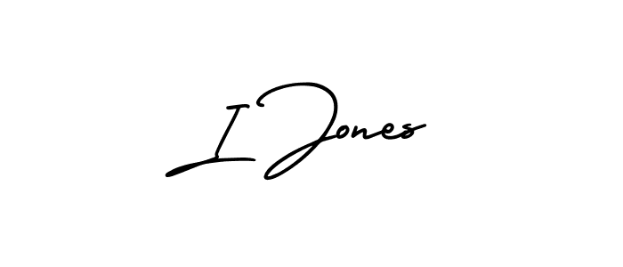 Also we have I Jones name is the best signature style. Create professional handwritten signature collection using AmerikaSignatureDemo-Regular autograph style. I Jones signature style 3 images and pictures png