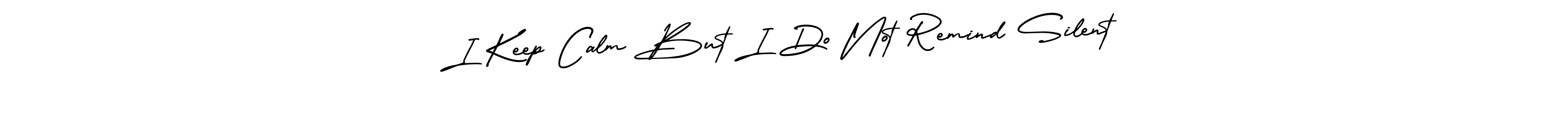 Use a signature maker to create a handwritten signature online. With this signature software, you can design (AmerikaSignatureDemo-Regular) your own signature for name I Keep Calm But I Do Not Remind Silent. I Keep Calm But I Do Not Remind Silent signature style 3 images and pictures png