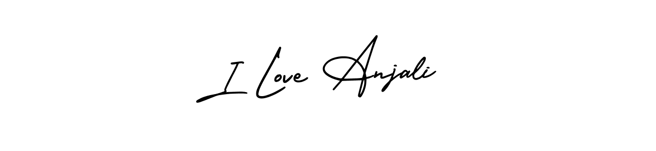 How to make I Love Anjali signature? AmerikaSignatureDemo-Regular is a professional autograph style. Create handwritten signature for I Love Anjali name. I Love Anjali signature style 3 images and pictures png