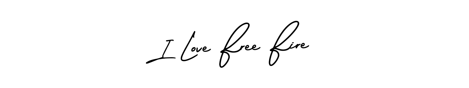 It looks lik you need a new signature style for name I Love Free Fire. Design unique handwritten (AmerikaSignatureDemo-Regular) signature with our free signature maker in just a few clicks. I Love Free Fire signature style 3 images and pictures png