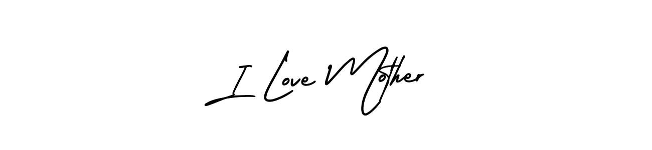 Also You can easily find your signature by using the search form. We will create I Love Mother name handwritten signature images for you free of cost using AmerikaSignatureDemo-Regular sign style. I Love Mother signature style 3 images and pictures png