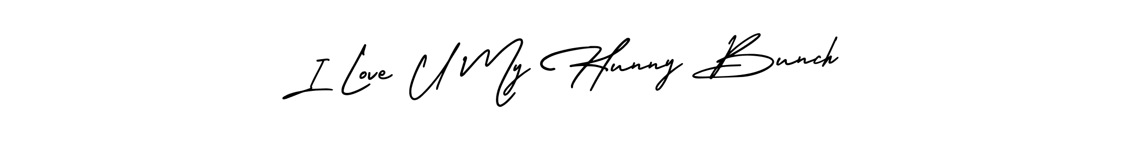 You can use this online signature creator to create a handwritten signature for the name I Love U My Hunny Bunch. This is the best online autograph maker. I Love U My Hunny Bunch signature style 3 images and pictures png