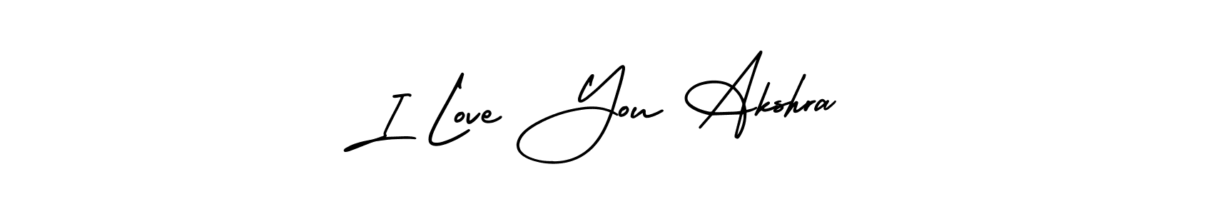 How to make I Love You Akshra signature? AmerikaSignatureDemo-Regular is a professional autograph style. Create handwritten signature for I Love You Akshra name. I Love You Akshra signature style 3 images and pictures png