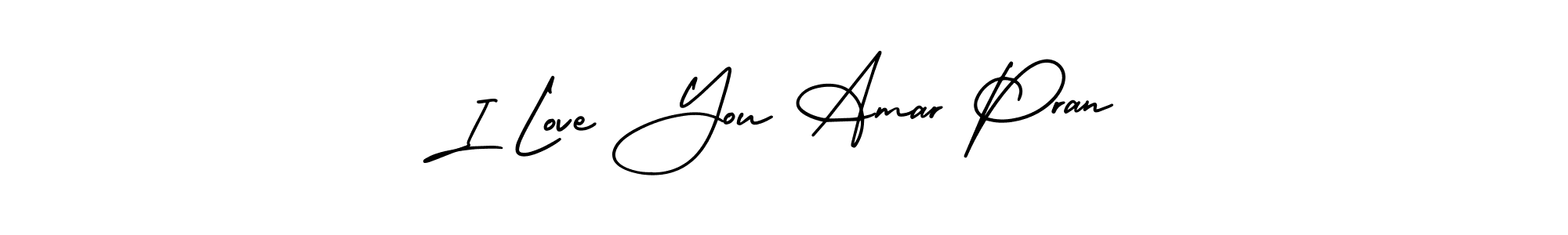 AmerikaSignatureDemo-Regular is a professional signature style that is perfect for those who want to add a touch of class to their signature. It is also a great choice for those who want to make their signature more unique. Get I Love You Amar Pran name to fancy signature for free. I Love You Amar Pran signature style 3 images and pictures png