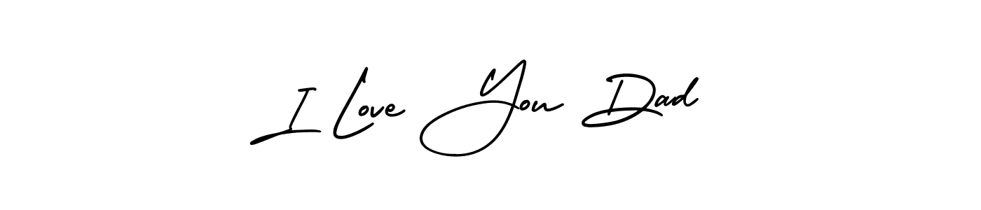 if you are searching for the best signature style for your name I Love You Dad. so please give up your signature search. here we have designed multiple signature styles  using AmerikaSignatureDemo-Regular. I Love You Dad signature style 3 images and pictures png