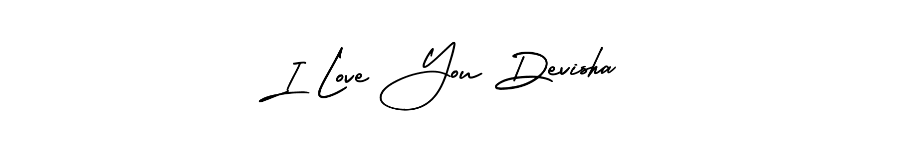 Best and Professional Signature Style for I Love You Devisha. AmerikaSignatureDemo-Regular Best Signature Style Collection. I Love You Devisha signature style 3 images and pictures png