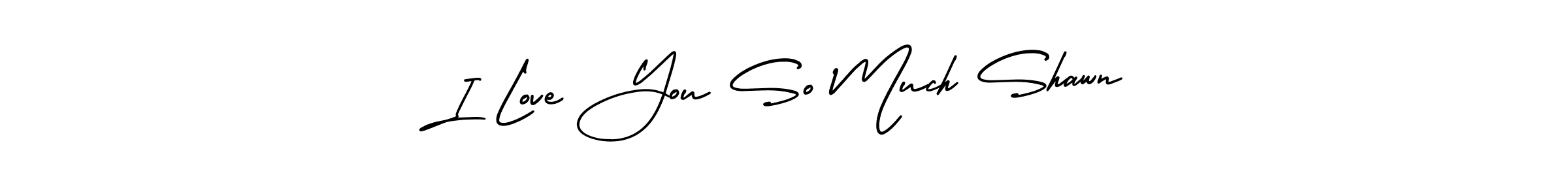 Best and Professional Signature Style for I Love You So Much Shawn. AmerikaSignatureDemo-Regular Best Signature Style Collection. I Love You So Much Shawn signature style 3 images and pictures png