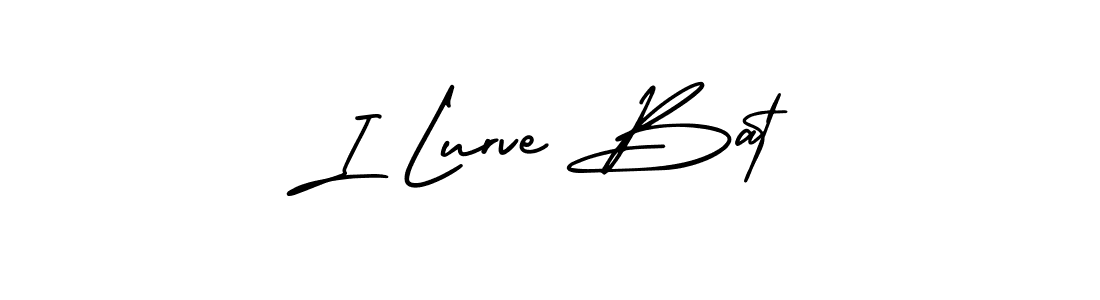 Make a beautiful signature design for name I Lurve Bat. Use this online signature maker to create a handwritten signature for free. I Lurve Bat signature style 3 images and pictures png