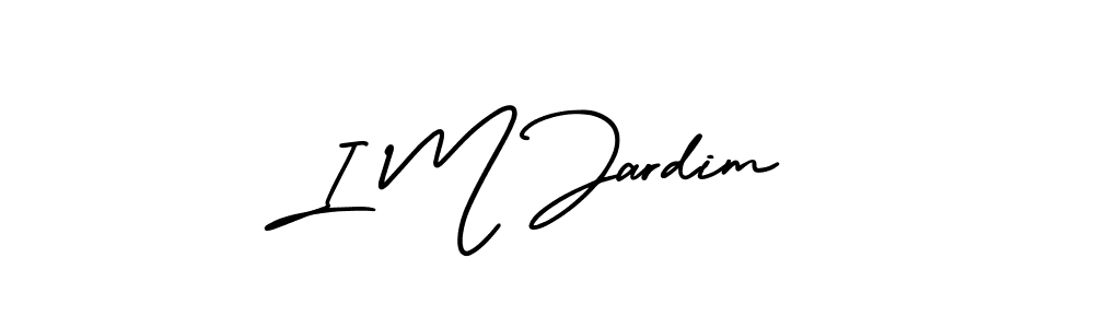 How to Draw I M Jardim signature style? AmerikaSignatureDemo-Regular is a latest design signature styles for name I M Jardim. I M Jardim signature style 3 images and pictures png