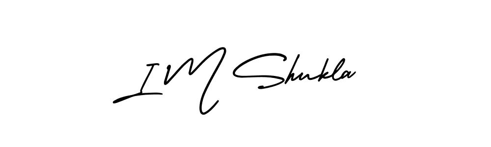 How to make I M Shukla signature? AmerikaSignatureDemo-Regular is a professional autograph style. Create handwritten signature for I M Shukla name. I M Shukla signature style 3 images and pictures png