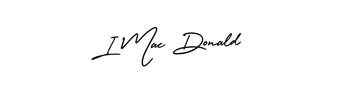 Also we have I Mac Donald name is the best signature style. Create professional handwritten signature collection using AmerikaSignatureDemo-Regular autograph style. I Mac Donald signature style 3 images and pictures png