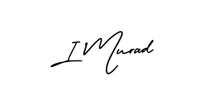 AmerikaSignatureDemo-Regular is a professional signature style that is perfect for those who want to add a touch of class to their signature. It is also a great choice for those who want to make their signature more unique. Get I Murad name to fancy signature for free. I Murad signature style 3 images and pictures png