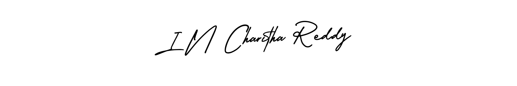 Design your own signature with our free online signature maker. With this signature software, you can create a handwritten (AmerikaSignatureDemo-Regular) signature for name I N Charitha Reddy. I N Charitha Reddy signature style 3 images and pictures png