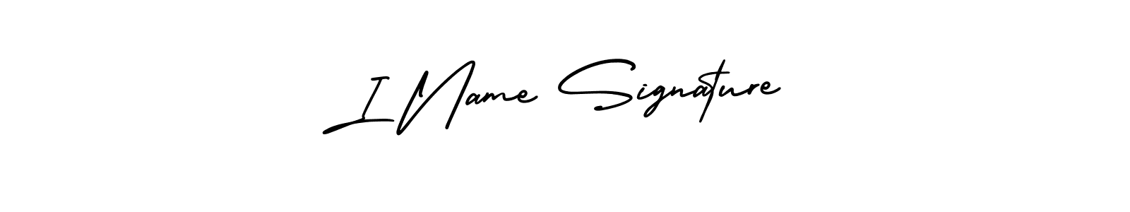 Here are the top 10 professional signature styles for the name I Name Signature. These are the best autograph styles you can use for your name. I Name Signature signature style 3 images and pictures png