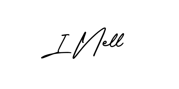 It looks lik you need a new signature style for name I Nell. Design unique handwritten (AmerikaSignatureDemo-Regular) signature with our free signature maker in just a few clicks. I Nell signature style 3 images and pictures png