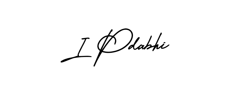 Similarly AmerikaSignatureDemo-Regular is the best handwritten signature design. Signature creator online .You can use it as an online autograph creator for name I Pdabhi. I Pdabhi signature style 3 images and pictures png