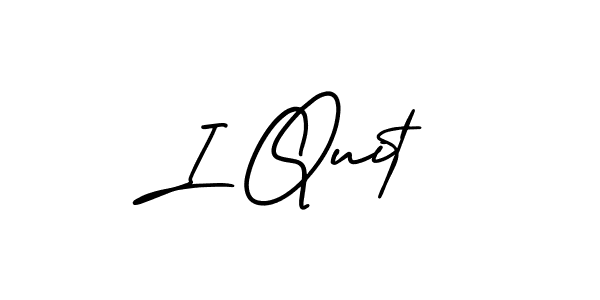 Make a beautiful signature design for name I Quit. Use this online signature maker to create a handwritten signature for free. I Quit signature style 3 images and pictures png