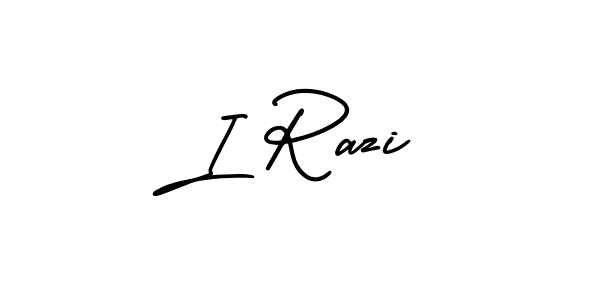 How to make I Razi signature? AmerikaSignatureDemo-Regular is a professional autograph style. Create handwritten signature for I Razi name. I Razi signature style 3 images and pictures png