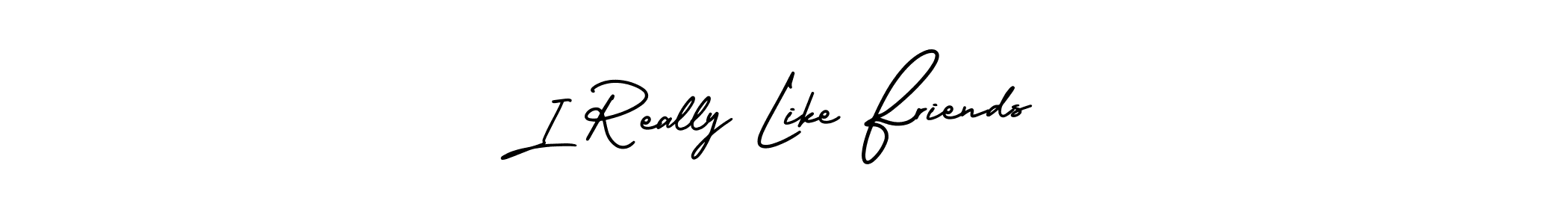 Similarly AmerikaSignatureDemo-Regular is the best handwritten signature design. Signature creator online .You can use it as an online autograph creator for name I Really Like Friends. I Really Like Friends signature style 3 images and pictures png