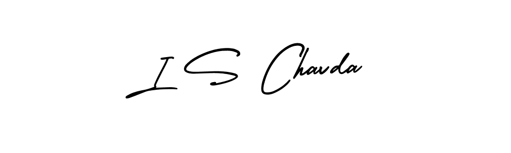 Also we have I S Chavda name is the best signature style. Create professional handwritten signature collection using AmerikaSignatureDemo-Regular autograph style. I S Chavda signature style 3 images and pictures png