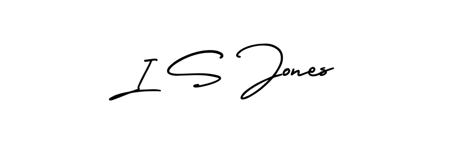 Create a beautiful signature design for name I S Jones. With this signature (AmerikaSignatureDemo-Regular) fonts, you can make a handwritten signature for free. I S Jones signature style 3 images and pictures png
