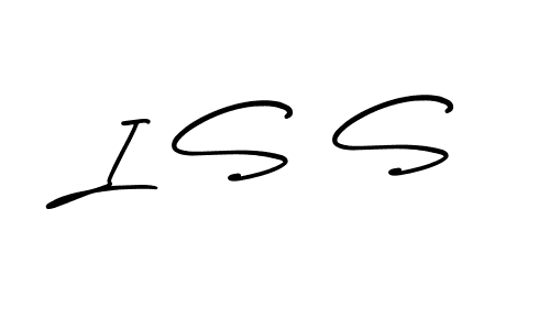 How to make I S S name signature. Use AmerikaSignatureDemo-Regular style for creating short signs online. This is the latest handwritten sign. I S S signature style 3 images and pictures png