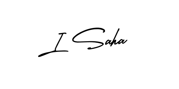 You can use this online signature creator to create a handwritten signature for the name I Saha. This is the best online autograph maker. I Saha signature style 3 images and pictures png
