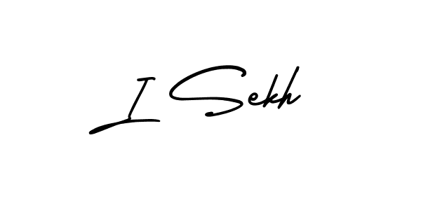 Use a signature maker to create a handwritten signature online. With this signature software, you can design (AmerikaSignatureDemo-Regular) your own signature for name I Sekh. I Sekh signature style 3 images and pictures png