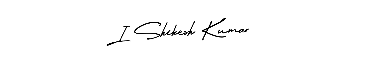 Also we have I Shikesh Kumar name is the best signature style. Create professional handwritten signature collection using AmerikaSignatureDemo-Regular autograph style. I Shikesh Kumar signature style 3 images and pictures png