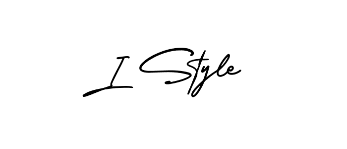 if you are searching for the best signature style for your name I Style. so please give up your signature search. here we have designed multiple signature styles  using AmerikaSignatureDemo-Regular. I Style signature style 3 images and pictures png