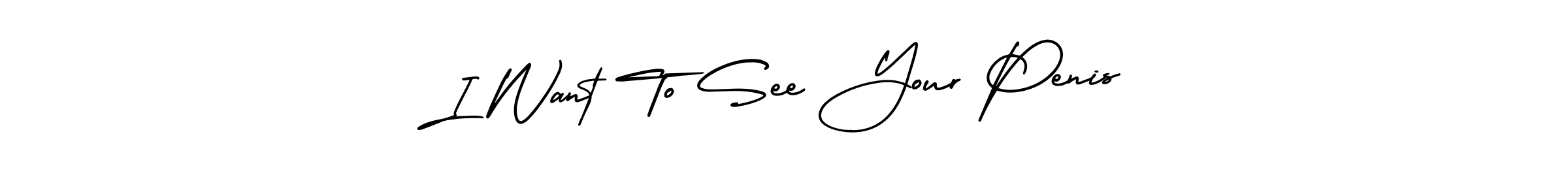Also we have I Want To See Your Penis name is the best signature style. Create professional handwritten signature collection using AmerikaSignatureDemo-Regular autograph style. I Want To See Your Penis signature style 3 images and pictures png