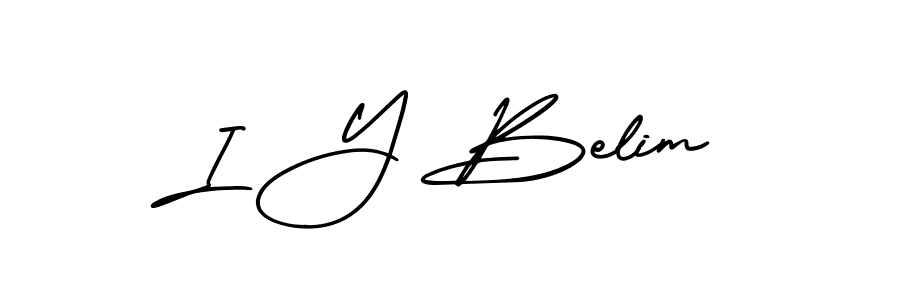 Make a short I Y Belim signature style. Manage your documents anywhere anytime using AmerikaSignatureDemo-Regular. Create and add eSignatures, submit forms, share and send files easily. I Y Belim signature style 3 images and pictures png