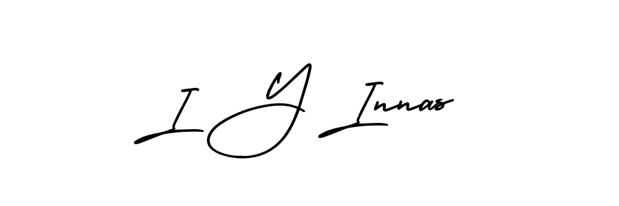 Best and Professional Signature Style for I Y Innas. AmerikaSignatureDemo-Regular Best Signature Style Collection. I Y Innas signature style 3 images and pictures png