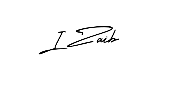 Also You can easily find your signature by using the search form. We will create I Zaib name handwritten signature images for you free of cost using AmerikaSignatureDemo-Regular sign style. I Zaib signature style 3 images and pictures png