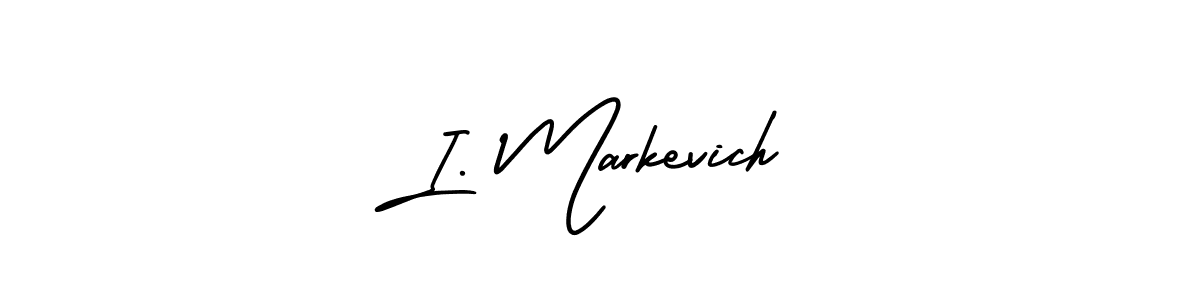 Once you've used our free online signature maker to create your best signature AmerikaSignatureDemo-Regular style, it's time to enjoy all of the benefits that I. Markevich name signing documents. I. Markevich signature style 3 images and pictures png